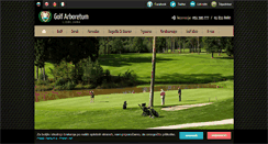 Desktop Screenshot of golfarboretum.si